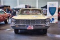 FRIEDRICHSHAFEN - MAY 2019: beige ivory FORD GALAXIE 500 at Motorworld Classics Bodensee on May 11, 2019 in Friedrichshafen,