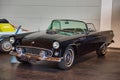 FRIEDRICHSHAFEN - MAY 2019: black FORD THUNDERBIRD T-BIRD 1955 cabrio at Motorworld Classics Bodensee on May 11, 2019 in