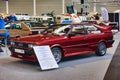 FRIEDRICHSHAFEN - MAY 2019: red AUDI COUPE GT 5S Type 81 B2 1980 sedan at Motorworld Classics Bodensee on May 11, 2019 in