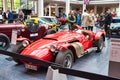 FRIEDRICHSHAFEN - MAY 2019: red JAGUAR RONART W152 1973 racing cabrio roadster at Motorworld Classics Bodensee on May 11, 2019 in