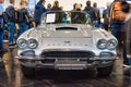 FRIEDRICHSHAFEN - MAY 2019: silver CHEVROLET CORVETTE C1 1961 cabrio at Motorworld Classics Bodensee on May 11, 2019 in Royalty Free Stock Photo