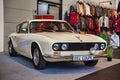 FRIEDRICHSHAFEN - MAY 2019: white OSI-Ford 20 M TS coupe 1967 at Motorworld Classics Bodensee on May 11, 2019 in Friedrichshafen,