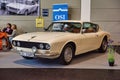 FRIEDRICHSHAFEN - MAY 2019: white OSI-Ford 20 M TS coupe 1967 at Motorworld Classics Bodensee on May 11, 2019 in Friedrichshafen,