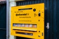 Friedrichstadt, Germany - September 06, 2021: ÃÂ¡ontinental inner tube vending machine continental fahrradschlÃÂ¤uche