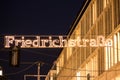 FriedrichstraÃÅ¸e in letters