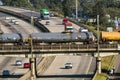 Frieght Train Passing Over Busy N3 Highway