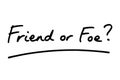 Friend or Foe Royalty Free Stock Photo