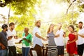 Friend Friendship Dining Celebration Hanging out Concept Royalty Free Stock Photo