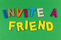Friend referral social network life invitation team promotion