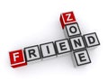 Friend zone word block