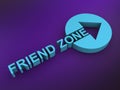 friend zone word on purple