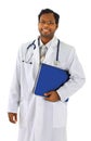 Friendly Afro-American doctor Royalty Free Stock Photo