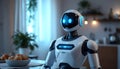 Friendly AI Robot Serving Lunch A Step Towards Automated Home Assistants