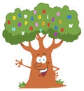 Friendly alphabet tree waving