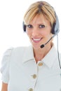 Friendly Beautiful Blonde Telemarketer