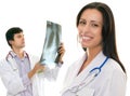 Friendly caring medical doctors Royalty Free Stock Photo