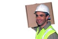 Friendly construction worker Royalty Free Stock Photo