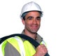 Friendly construction worker Royalty Free Stock Photo