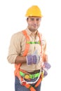 Friendly construction worker Royalty Free Stock Photo