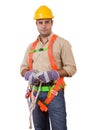 Friendly construction worker Royalty Free Stock Photo