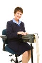 Friendly Court Reporter Royalty Free Stock Photo