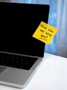 A friendly customer service question - How can we help you? - written on a yellow sticky note Royalty Free Stock Photo