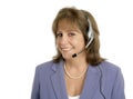 Friendly Customer Service Rep Royalty Free Stock Photo