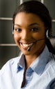 Friendly customer service rep Royalty Free Stock Photo