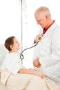 Friendly Doctor and Child Royalty Free Stock Photo