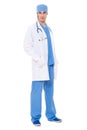 Friendly doctor in uniform Royalty Free Stock Photo