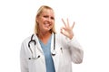 Friendly Female Blonde Doctor Royalty Free Stock Photo