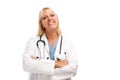 Friendly Female Blonde Doctor Royalty Free Stock Photo