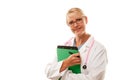 Friendly Female Blonde Doctor Royalty Free Stock Photo