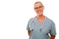 Friendly Female Blonde Doctor Royalty Free Stock Photo