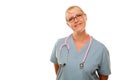 Friendly Female Blonde Doctor Royalty Free Stock Photo