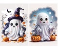 Friendly Halloween Ghosts Halloween Clipart Adorable Halloween Graphics