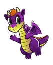 Friendly Little Purple Dragon