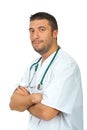 Friendly man healthcare worker Royalty Free Stock Photo
