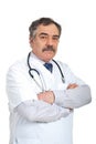 Friendly mature doctor man