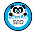 Friendly Panda SEO Logo Brand Badge Design