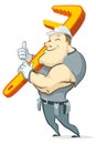 Friendly Plumber Royalty Free Stock Photo