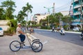 The friendly rickshaw on the streets of Nha Trang