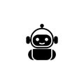 Friendly robot icon â AI Generated Vector Illustration Royalty Free Stock Photo