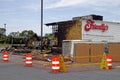 Friendly's Restaurant Burnt-down