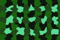 A friendly team of dark, green, blue abstractions make up a creative background for the computer screen, phone, tablet.
