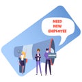 Search and hire a new employee Royalty Free Stock Photo