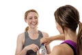 Friendly workout Royalty Free Stock Photo