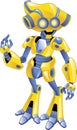 Friendly yellow robot