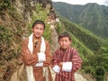 Friends - Bhutanese Boys at Tiger Monastery
