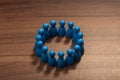 Friends circle concept, figurines on wood table Royalty Free Stock Photo